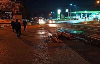 Otomobil koyun sürüsüne daldı