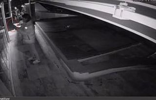 (ÖZEL) Dükkân camlarını spreyle boyadılar, marifetlerini...