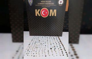 Pazar çantasında 231 adet sikke ele geçirildi