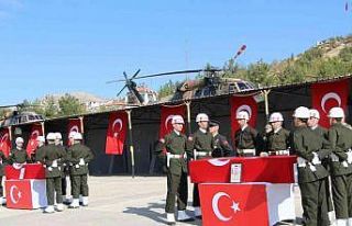 Pençe-Kaplan şehitleri son yolculuğuna uğurlandı