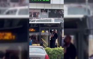 Pendik’te şoförle tartışan yolcuyu, diğer yolcular...