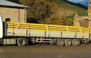 Posof’a doğalgaz boruları geldi