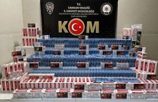 Samsun’da 180 bin dal makaron ele geçirildi