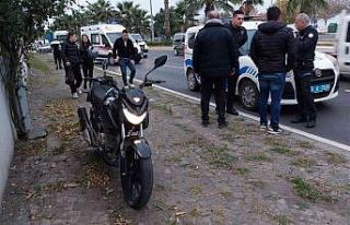 Samsun’da motosiklet kazası:1 yaralı