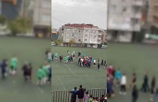 Sancaktepe’de maç bitti, kavga başladı