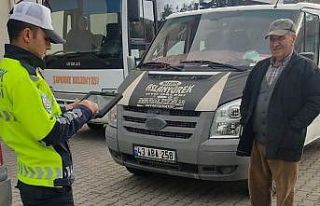 Şaphane’de okul servis araçları denetlendi