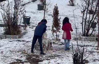 Sarıkamış beyaza büründü