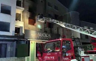 Şehrin göbeğinde korkutan yangın