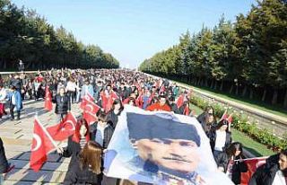Selçuklu gençler Anıtkabir’de