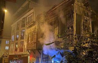 Sinop’ta metruk binada yangın paniği