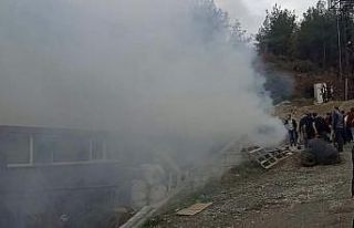 Sinop’taki tekstil yangınında dumandan etkilenen...