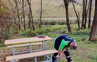 Sipahiler Göleti’ne piknik alanları