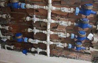 Su sayaçlarını çaldılar