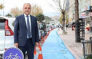 Suluova Belediyesi bisiklet yolu için çalışmalara...