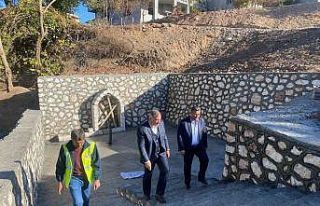 Tarihi çeşme yeniden gün yüzüne çıkartıldı