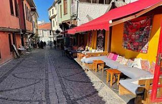 Tarihi sokaklarda sessizlik hakim