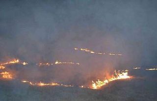 Tekirdağ’da 700 dönüm anız alev alev yandı