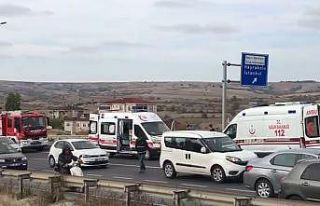 Tekirdağ’da trafik kazası: 3 yaralı