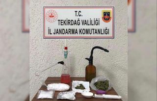 Tekirdağ’da uyuşturucu operasyonu
