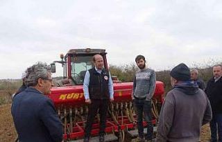 Tekirdağlı çiftçilerle tarımı değerlendirdiler