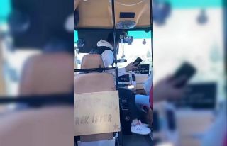 TEM otoyolunda minibüste ‘seyir halindeyken şoför...