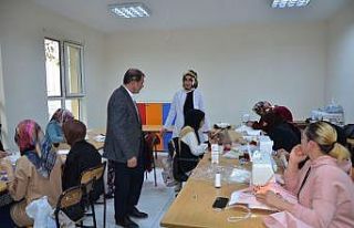 Tercan Halk Eğitimi Merkezi kursları ara vermeden...