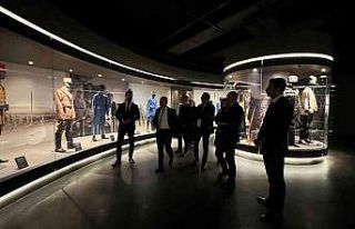 TFF yöneticileri Panorama 25 Aralık Müzesi’ni...