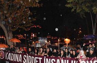 Turuncu renge bürünen Amasya’da kadına şiddete...