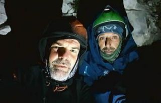 Uludağ’ın zirvesinde mahsur kalan sporcuların...