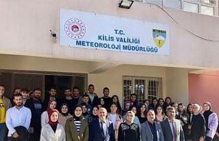 Üniversite öğrencilerinden meteorolojiye teknik...