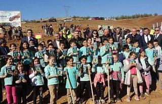 Uşak’ta geleceğe nefes için 7 hektarlık alana...