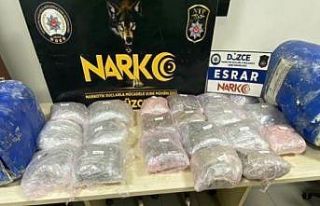 Uyuşturucuyu varillerin içine saklamışlar