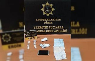 Üzerinde eroinle yakalandı