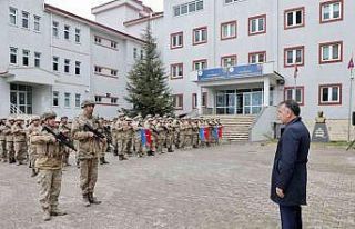 Vali Çağatay, JÖH ve komandolarla buluştu