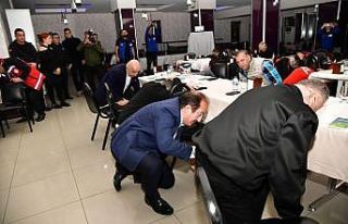 Vali Pehlivan deprem tatbikatına katıldı