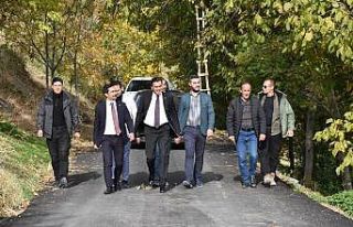 Vali yardımcıları Kaval bölgesindeki çalışmaları...