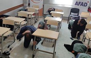Van’da deprem tatbikatı