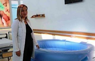 Van’da ilk suda doğum gerçekleşti