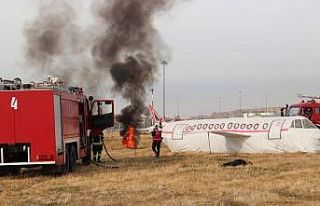 Van’da uçak kazası tatbikatı