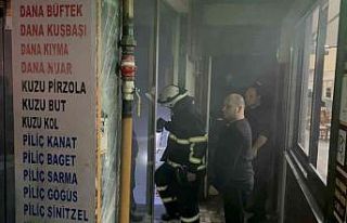 Yalova’da kasap dükkanda yangın