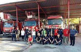 Yangınların gönüllü kahramanları itfaiye ile...