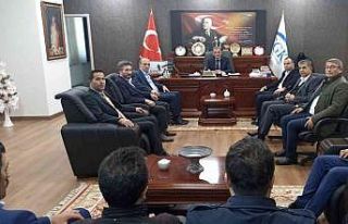 Yazgan Erzurum teşkilatları ile buluştu