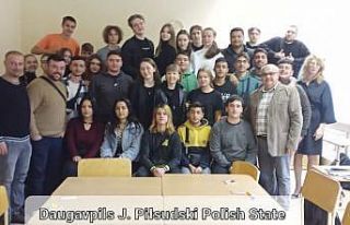 Yenilenebilir enerji stajı gören AYMESEM’li öğrenciler...