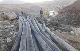 Yıllar sonra kanalizasyona kavuştular