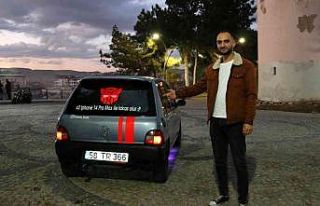 Yok böyle takas, hayali olan telefon için aracını...