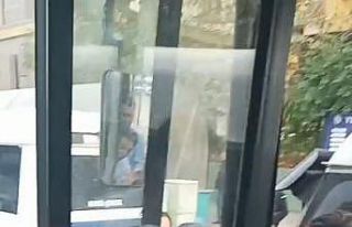 Yol verme kavgası kamerada