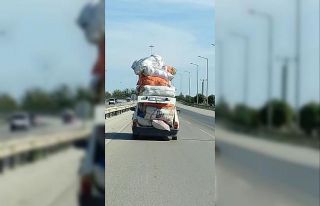 Yükünü gören şaşırdı: Kamyonet değil otomobil