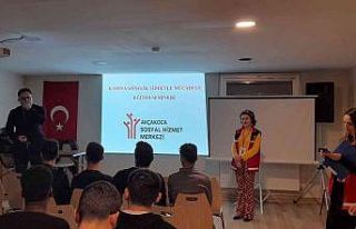 Yurtlarda kalan öğrencilere eğitim