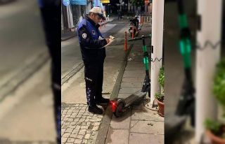 Zabıta ekiplerinden işgalci araçlara ceza