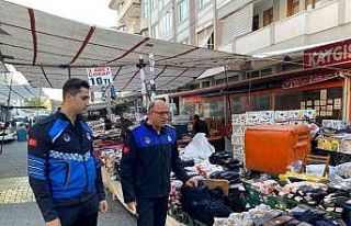 Zabıta pazaryerlerini denetliyor